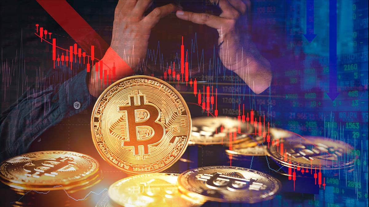 bitcoin loses stability and treads its minimum price in almost a month