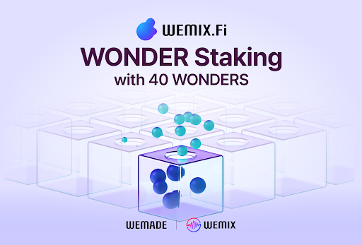 WEMIX.Fi Introduces WONDER Staking Service with 40 WONDERS