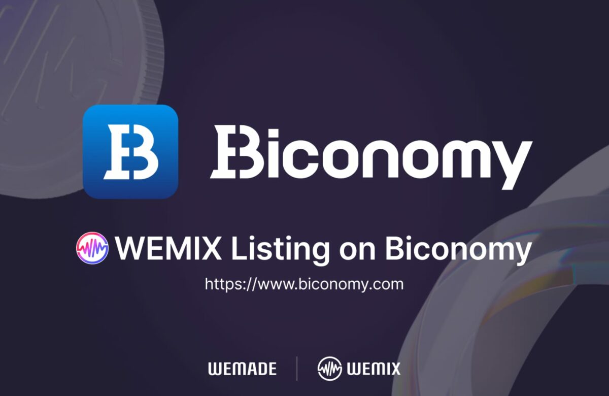 WEMIX announces listing on Canadian virtual asset exchange Biconomy