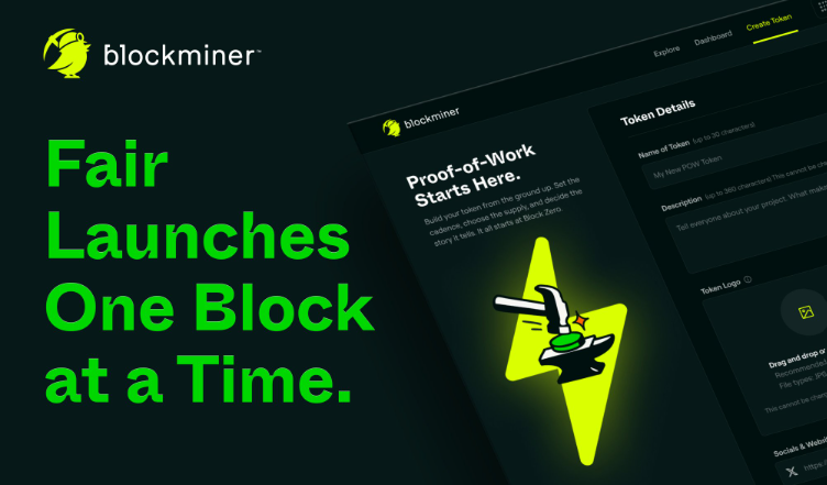 Blockminer Unveils Token Launcher, Bringing Proven Fairness and Transparency to Token Creation